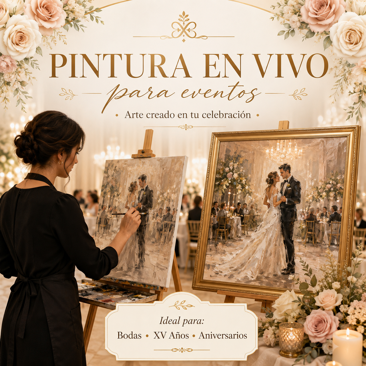 PINTURA EN VIVO PARA EVENTOS